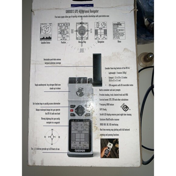 GARMIN Mobile GPS 45XL Personal Navigator Bundle + Car Adaptor/Plug/Mount/Sensor - Picture 8 of 13